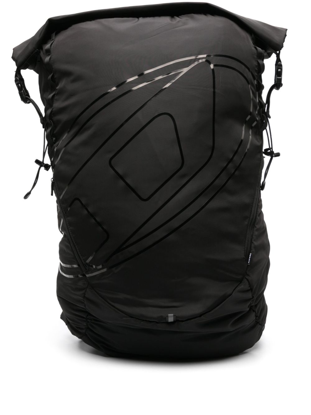 Diesel Rucksack mit Logo-Print - Schwarz von Diesel