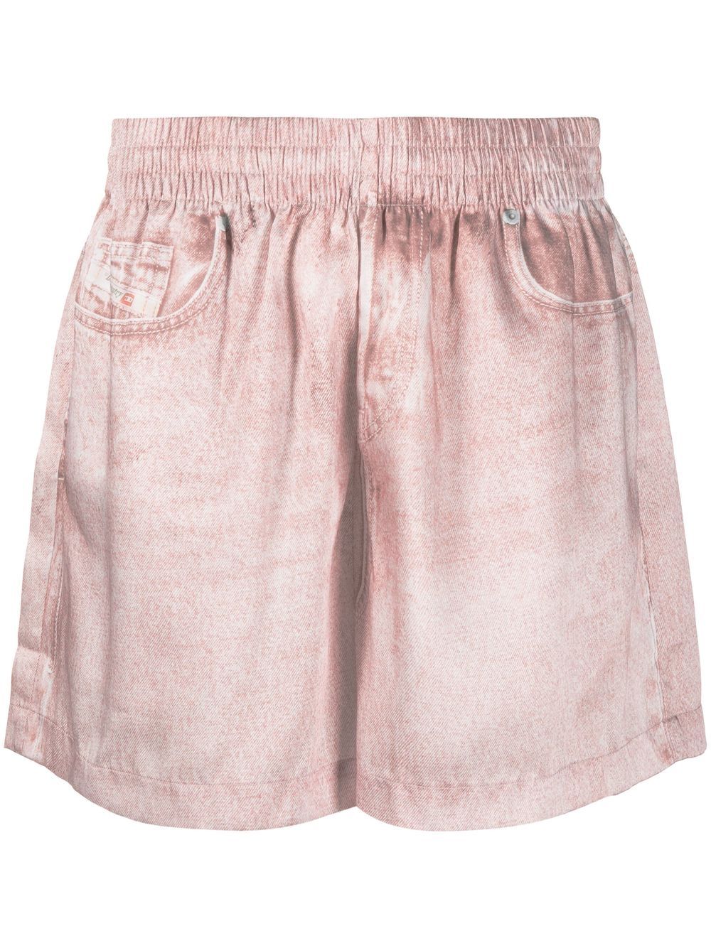 Diesel Shorts mit Monogramm-Print - Rosa von Diesel