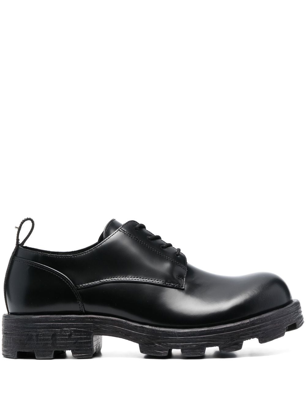 Diesel patent leather Oxford shoes - Schwarz von Diesel
