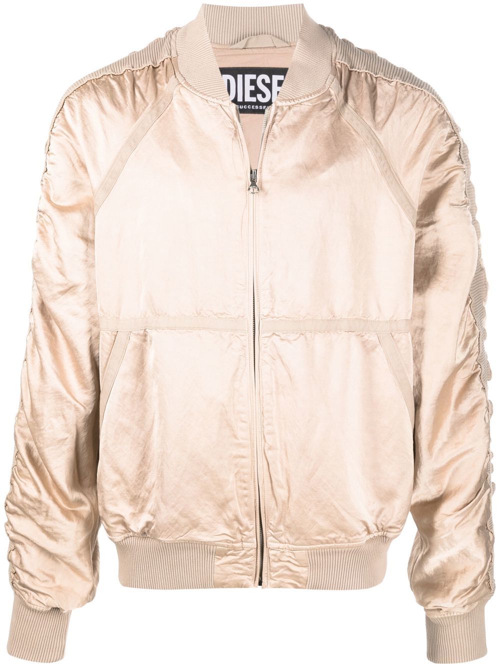 Diesel Bomberjacke aus Satin - Nude von Diesel