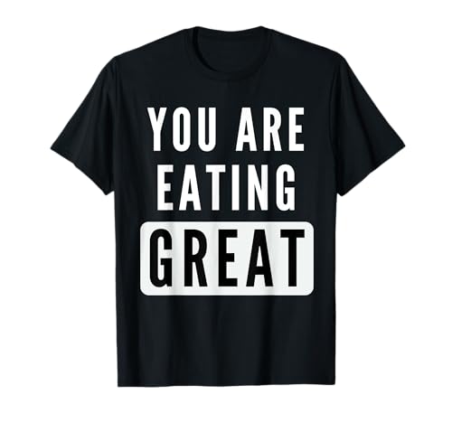 Du isst super Lustiges Essen Workout Fitness Herren Damen T-Shirt von Diet Funny Food lover Cheat day Casual sarcasm