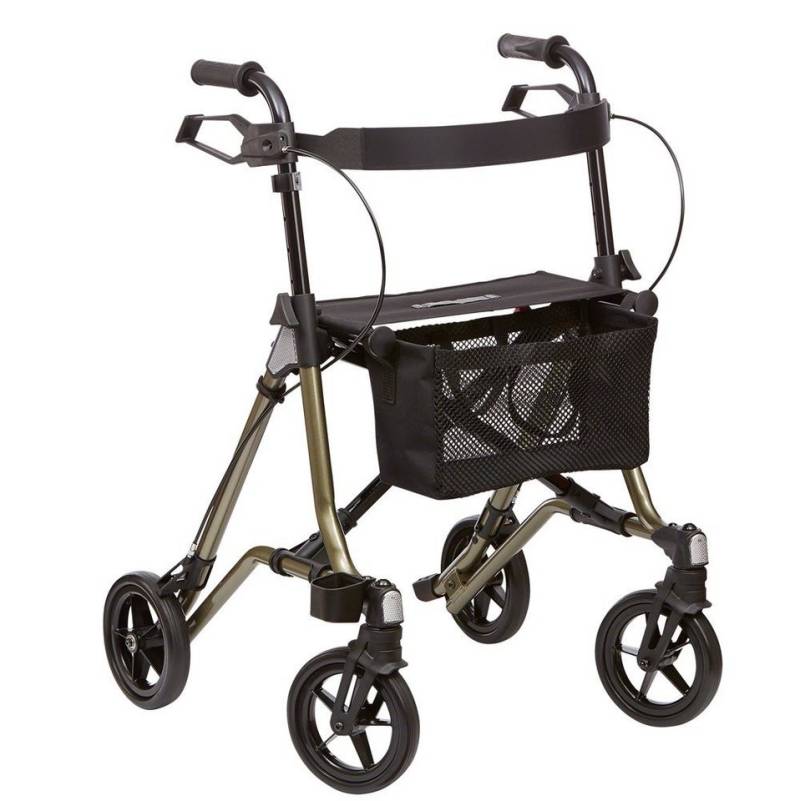 Dietz Rehab Rollator Dietz Taima M-GT Leichtgewichtrollator faltbar, Faltbarer leichter Rollator mit Rückengurt, Tasche und Stockhalterung von Dietz Rehab