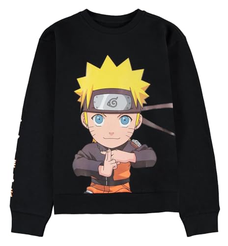 DIFUZED Naruto Shippuden - Boys Jungen Crew Sweater Langarm von Difuzed