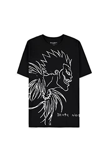 DIFUZED Unisex Kinder Death Note-Herren Männer Jungen Kurzarm T-Shirt, Black von Difuzed