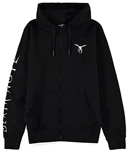 DIFUZED Unisex Kinder Death Note-Herren Männer Jungen Zipper Hoodie, Black Set von Difuzed