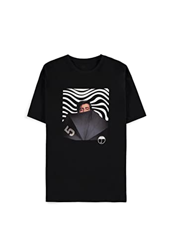 DIFUZED Unisex Kinder Universal-Umbrella Academy Kurzarm T-Shirts, Black von Difuzed