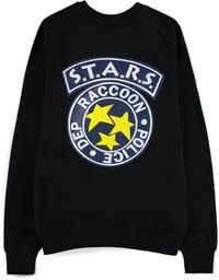 Difuzed Resident Evil - S.T.A.R.S. - Herren Pullover, Schwarz, XXL von Difuzed