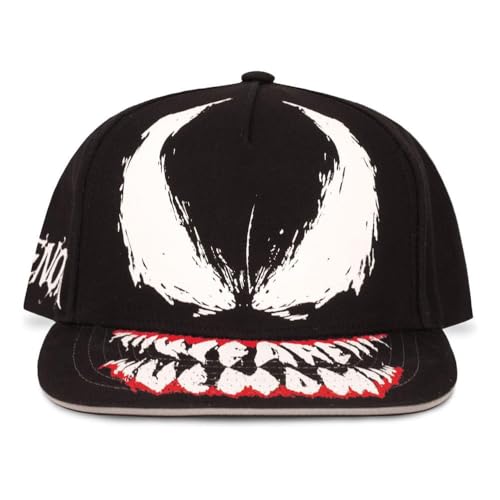 Venom (Marvel) Glow In The Dark Unisex Cap schwarz 100% Baumwolle Disney, Fan-Merch, Filme von Difuzed