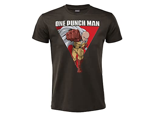 Difuzed T-Shirt One Punch Man Offizielles T-Shirt Modell Charakter Unisex Baumwolle Erwachsene Jungen, mehrfarbig, XL von Difuzed
