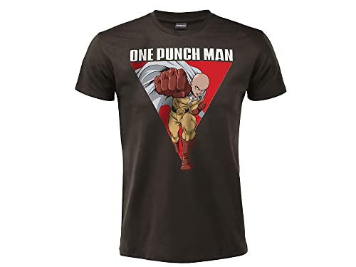 Difuzed T-Shirt One Punch Man offizielles T-Shirt Modell Charakter Unisex Baumwolle Erwachsene Jungen, mehrfarbig, XXL von Difuzed