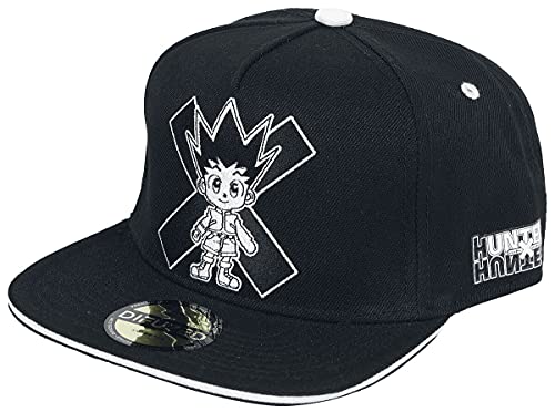 Difuzed Unisex X Hunter-Gon Freecss-Casquette Snapback Baseballkappe, Schwarz, 58cm Approx von Difuzed