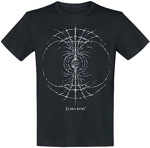 Elden Ring Ring Männer T-Shirt schwarz S 100% Baumwolle Fan-Merch, Gaming von Difuzed