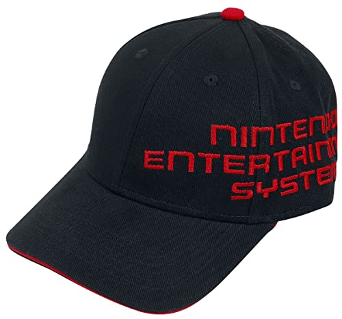 Nintendo Herren Casual Baseballcappe, schwarz, Einheitsgröße von Difuzed