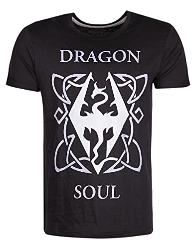 The Elder Scrolls - Dragon Soul Herren T-Shirt, Schwarz, XXL von Difuzed
