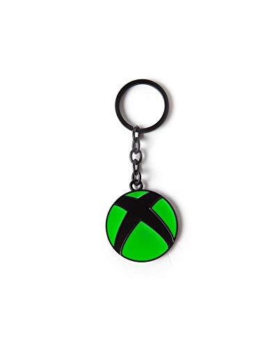 Xbox Logo Metal Pendant Keyring Schlüsselanhänger 16 Centimeters Schwarz (Black) von Difuzed