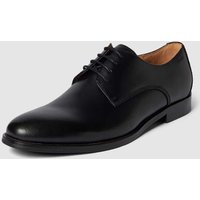 DIGEL Derby-Schuhe aus Leder Modell 'SEBASTIAN' in Black, Größe 40 von Digel