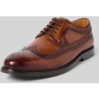 DIGEL Derby mit Lochmuster Modell 'Sherlock' in Cognac, Größe 43 von Digel