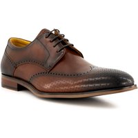 DIGEL Herren Brogue braun Glattleder von Digel