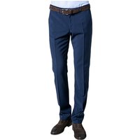 DIGEL Herren Hose blau Schurwolle Slim Fit von Digel