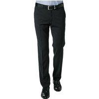 DIGEL Herren Hose schwarz Schurwolle Slim Fit von Digel