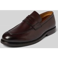 DIGEL Loafers mit Blockabsatz Modell 'SANDER' in Dunkelbraun, Größe 42 von Digel