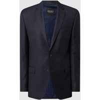 DIGEL Modern Fit 2-Knopf-Sakko aus Schurwolle Modell 'Duncan' in Marine, Größe 26 von Digel
