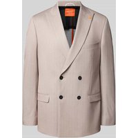 DIGEL Regular Fit Sakko mit Reverskragen Modell 'Atos' in Beige, Größe 50 von Digel