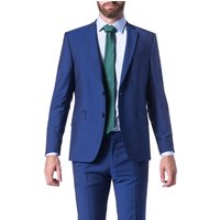 DIGEL Herren Sakko blau Schurwolle meliert Slim Fit von Digel