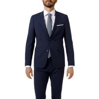 DIGEL Herren Sakko blau Schurwoll-Stretch Slim Fit von Digel