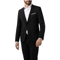 DIGEL Herren Sakko schwarz Schurwoll-Stretch Slim Fit von Digel