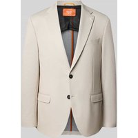 DIGEL Slim Fit 2-Knopf-Sakko Modell 'Anello' in Kitt, Größe 54 von Digel