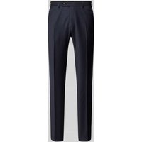 DIGEL Slim Fit Anzughose aus Schurwoll-Mix Modell 'Franco' in Marine, Größe 48 von Digel