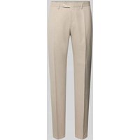 DIGEL Slim Fit Anzughose mit Bügelfalten Modell 'Sergio' in Beige, Größe 110 von Digel