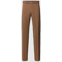 DIGEL Slim Fit Anzughose mit Knopfverschluss in Beige, Größe 25 von Digel