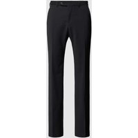 DIGEL Slim Fit Anzughose mit Knopfverschluss in Black, Größe 25 von Digel