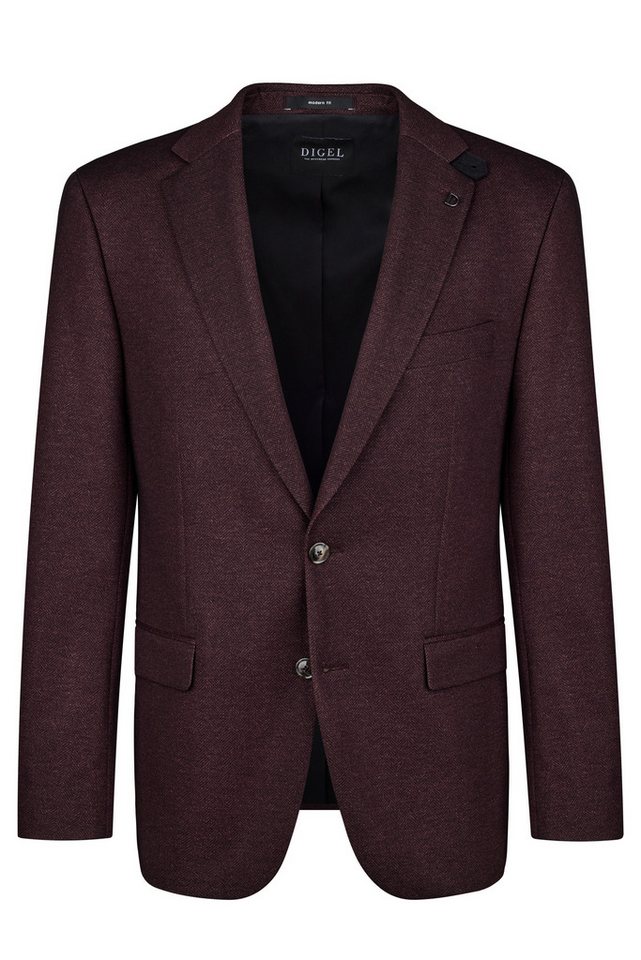 Digel Anzugsakko Ezzo-ST (1-tlg., Polyester-Viskosemix) Kissing Buttons, Abnehmbarer Revers-Pin von Digel