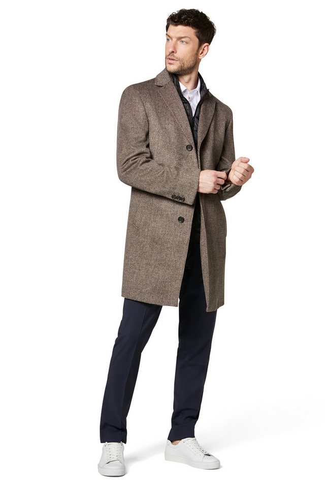 Digel Langmantel Deus (1-tlg) Kissing Buttons, Herausnehmbare Innenweste von Digel