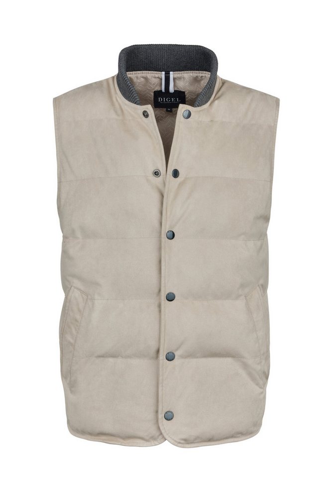 Digel Steppweste Erie (1-tlg) Doppelt gerautes Suede, Sorona® Fiber Down Füllung, wasserabweisend von Digel
