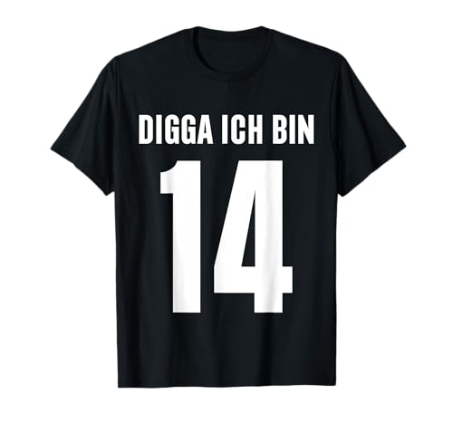 14. Geburtstag Junge Mädchen 14. Geburtstag Digga T-Shirt 14. Geburtstag Junge Mädchen 14. Geburtstag Digga T-Shirt von Digga Geburtstag Trikot Cooles Geburtstagsgeschenk