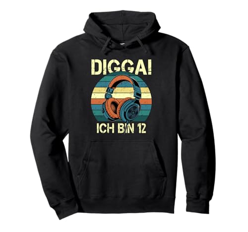 Digga! Ich Bin 12 Jahre 12. Geburtstag Junge Zocker Jungs Pullover Hoodie von Digga! Ich Bin 12 Jahre 12. Geburtstag Jungs