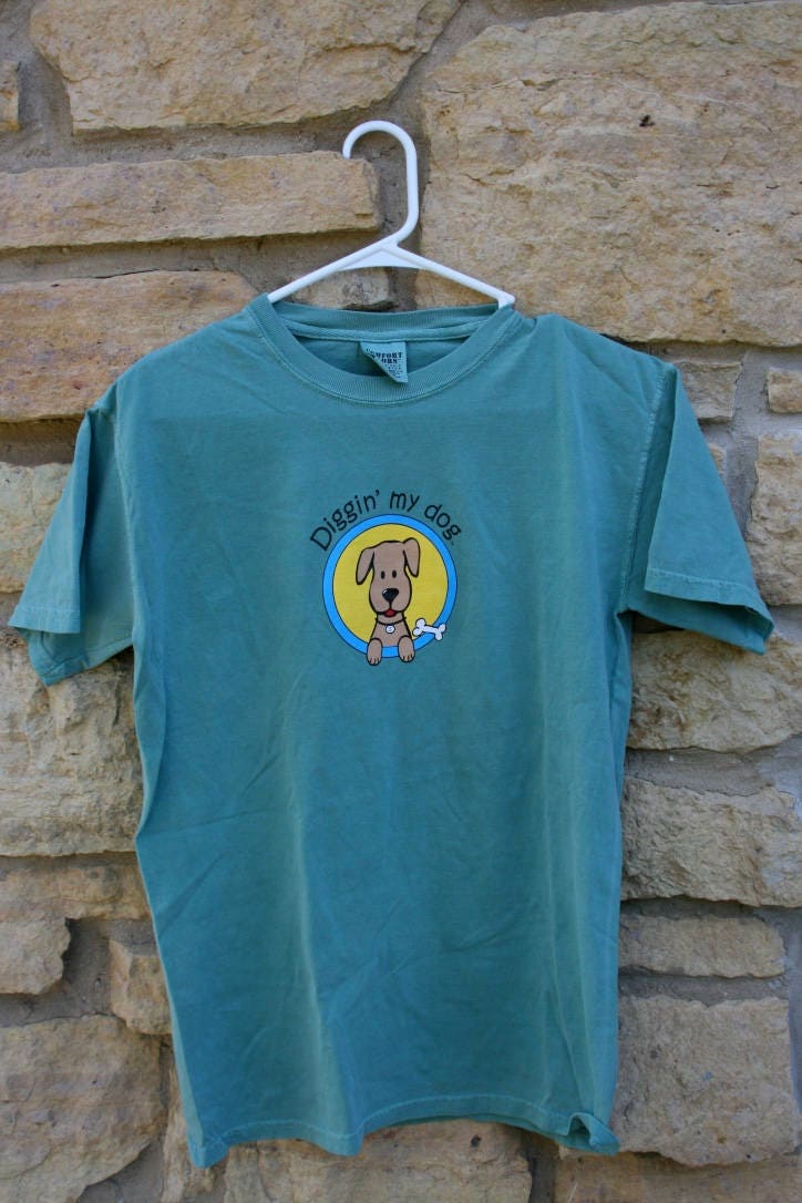 Unisex Farbe Diggin "My Dog Logo T-Shirt von Digginmydog