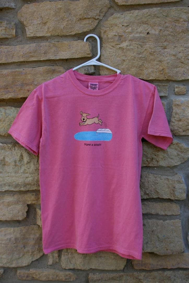 Unisex-Farbe Make A Splash T-Shirt Unisex-Farbe Make A Splash T-Shirt von Digginmydog