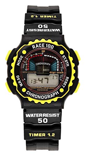 Digi-Tech Herren-Armbanduhr Chrono Race Digital Quarz Kautschuk DT102912 Digi-Tech Herren-Armbanduhr Chrono Race Digital Quarz Kautschuk DT102912 von Digi-Tech
