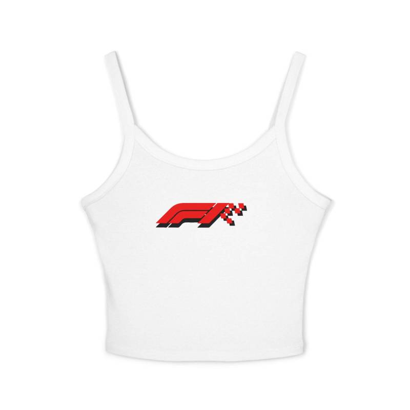 Ferrari Tank Top, Racing Formel 1 Tank, Damen Spaghetti Strap Top von DigiChicken