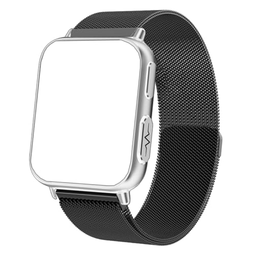 DigiKuber Ersatzarmband, Armband kompatibel mit ECG Smartwatch ECG, 22mm Replacement Band für alle Smartwatches mit Standardarmband mit 22mm Breite (22mm TPU, Schwarz) von DigiKuber