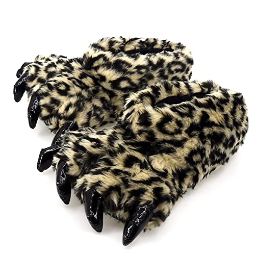 DigiTizerArt Animal Paw Slippers for Women and Men, Funny Claw Slippers for Adult, Unisex Cute Costume House Shoes One Size For Shoes Size 36-41 von DigiTizerArt