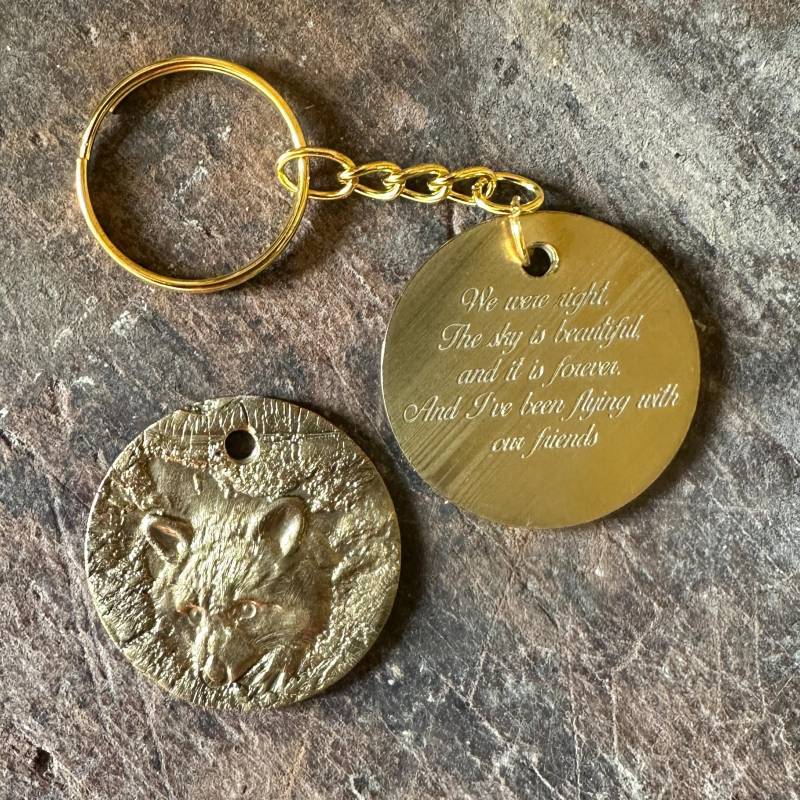 Personalisierter 3D Schlüssel Anhänger Aus Messing von DIGlF0RM