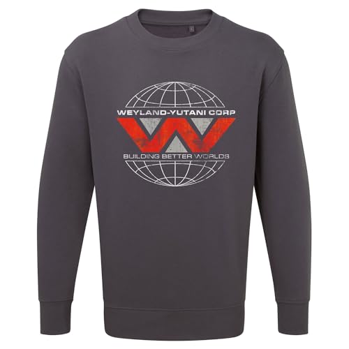 Digital Pharaoh - Aliens Nostromo Weyland Yutani Sweatshirt Sweater M41A - SCHWARZ (XL) von Digital Pharaoh