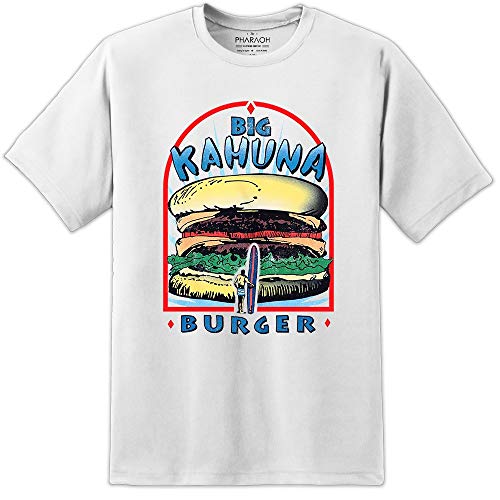 Digital Pharaoh Herren Big Kahuna Burger T-Shirt Pulp Fiction Tarantino - Weiß, XXX-Large von Digital Pharaoh