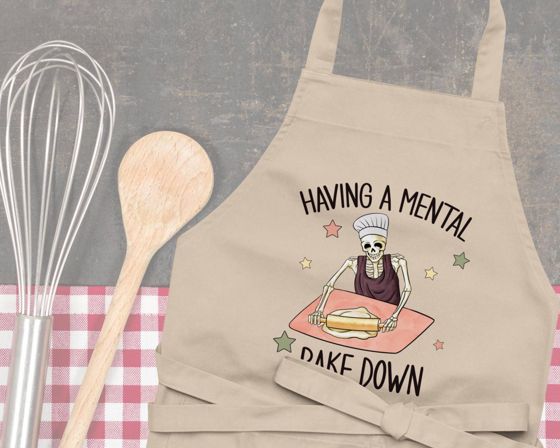 Schürze Aus Bio-Baumwolle | Having A Mental Bake Down Lustige Skelett Design Backschürze Back - Und Kochzubehör Hobbybäcker Geschenke Schürze Aus Bio-Baumwolle | Having A Mental Bake Down Lustige Skelett Design Backschürze Back - Und Kochzubehör Hobbybäcker Geschenke von DigitalArtPrints3000